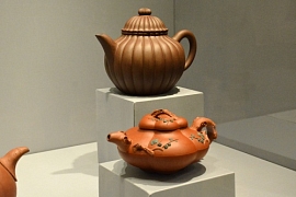 Предметы китайского гончарного искусства из собраний Кунсткамеры на выставке в Государственном Эрмитаже 