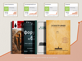 Научные журналы МАЭ РАН получили высший квартиль Q1 по данным SCImago