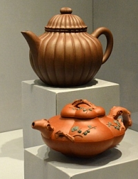 Предметы китайского гончарного искусства из собраний Кунсткамеры на выставке в Государственном Эрмитаже 